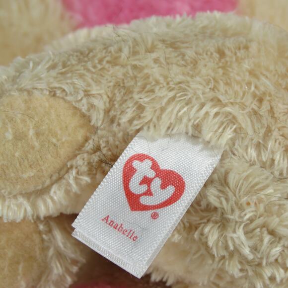 Ty Annabelle Beanie Boo Cat Plush Pink Glitter Eyes RARE Exclusive - Picture 15 of 16